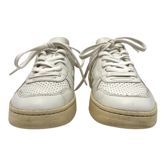 Veja V10 White Leather Casual Sneakers Women’s 38 - Picture 3 of 15
